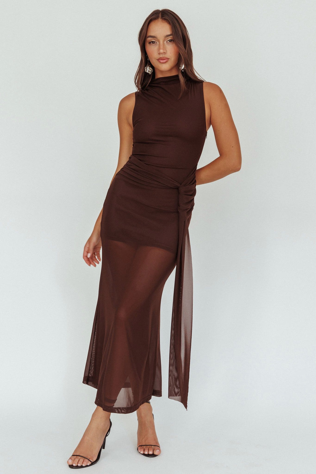 After dark chocolate dress