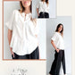 lassic Viscose Button Shirt – White