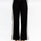 Black Stripe Pants