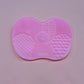 Brush cleansing mat