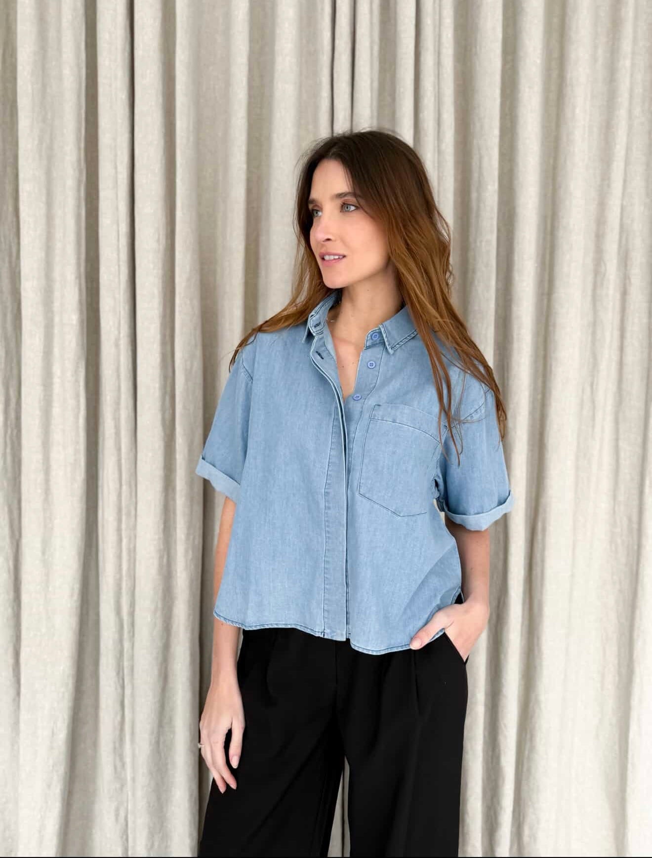 Denim shirt