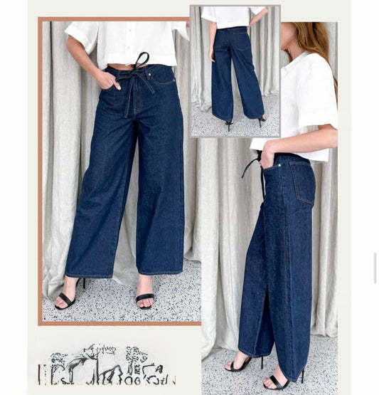 Wide leg jeans