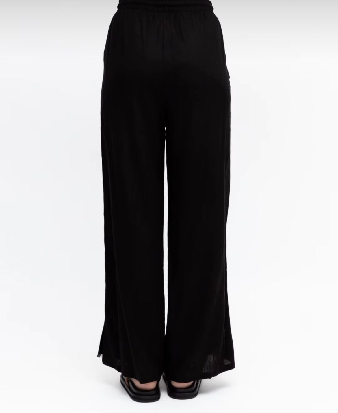 Black Stripe Pants
