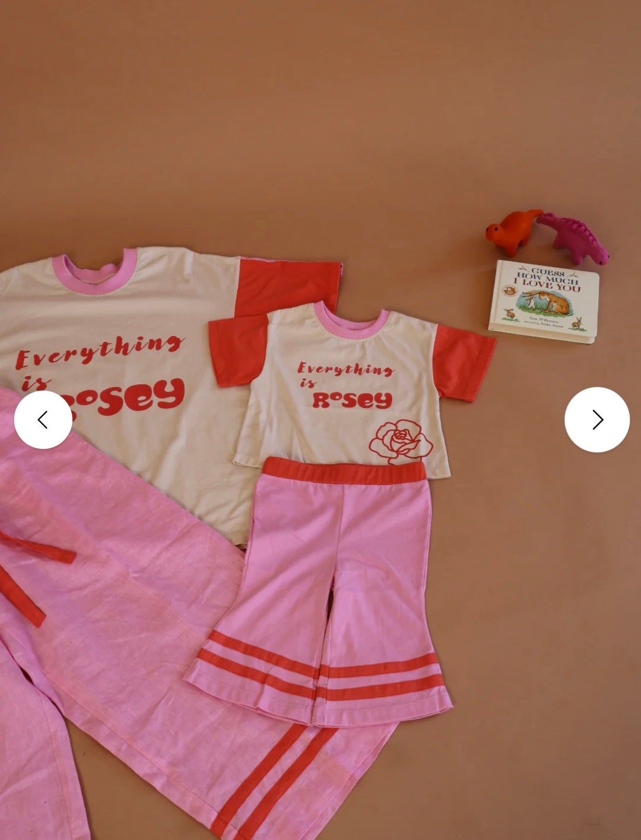 Oversized kids tee - Rosey