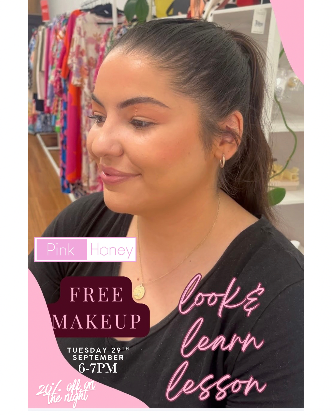 Makeup look and learn class