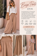 Beige pant