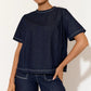 Arden light weight denim top