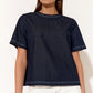 Arden light weight denim top