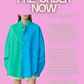 Spring split tone cotton shirt