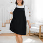Rayon Pinafore -Black
