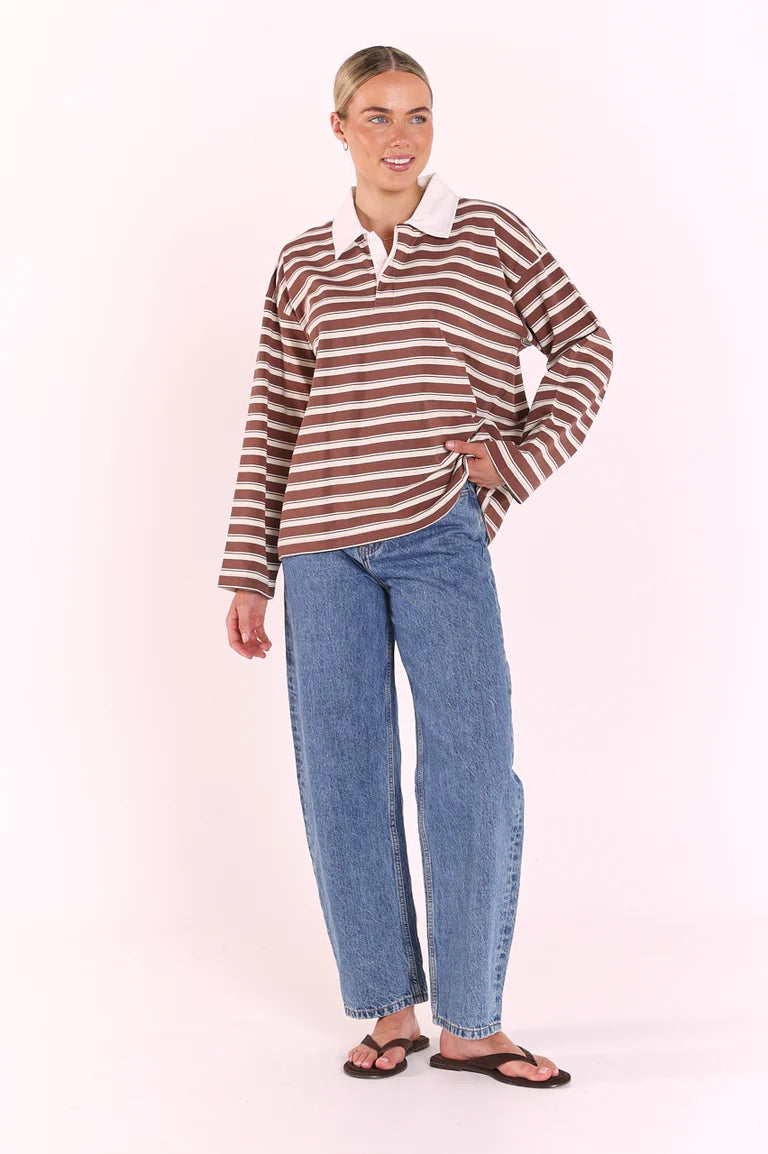 Finn Long Sleeve Rugby Top