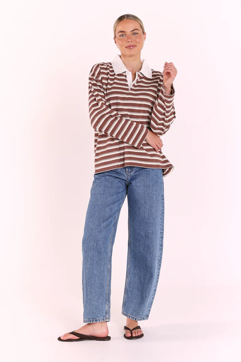 Finn Long Sleeve Rugby Top