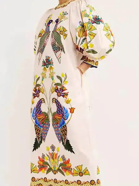 Peacock dress