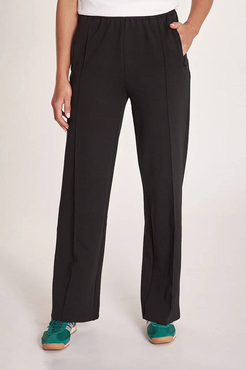 Noah wide pant - black