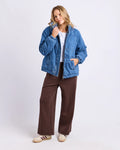 Rosalee Jacket Mid Blue