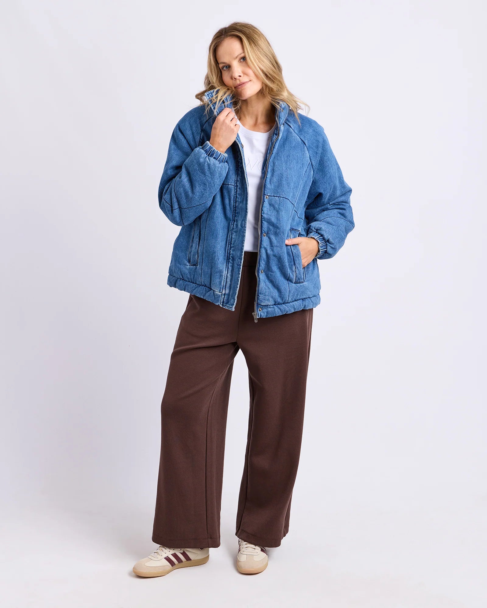 Rosalee Jacket Mid Blue