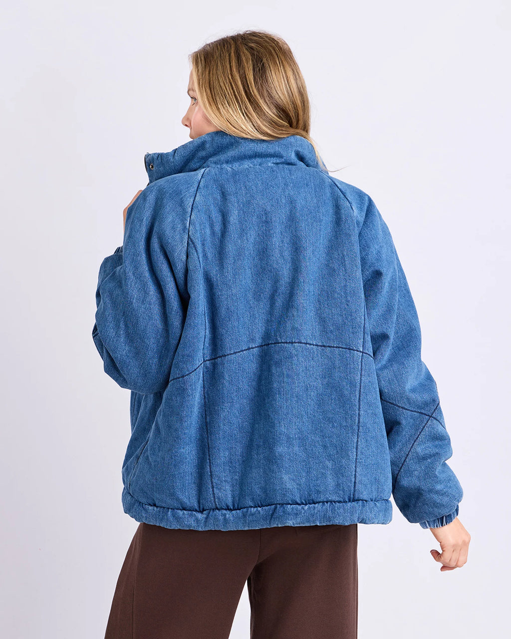 Rosalee Jacket Mid Blue