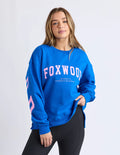 Interval Crew Cobalt & Neon Pink