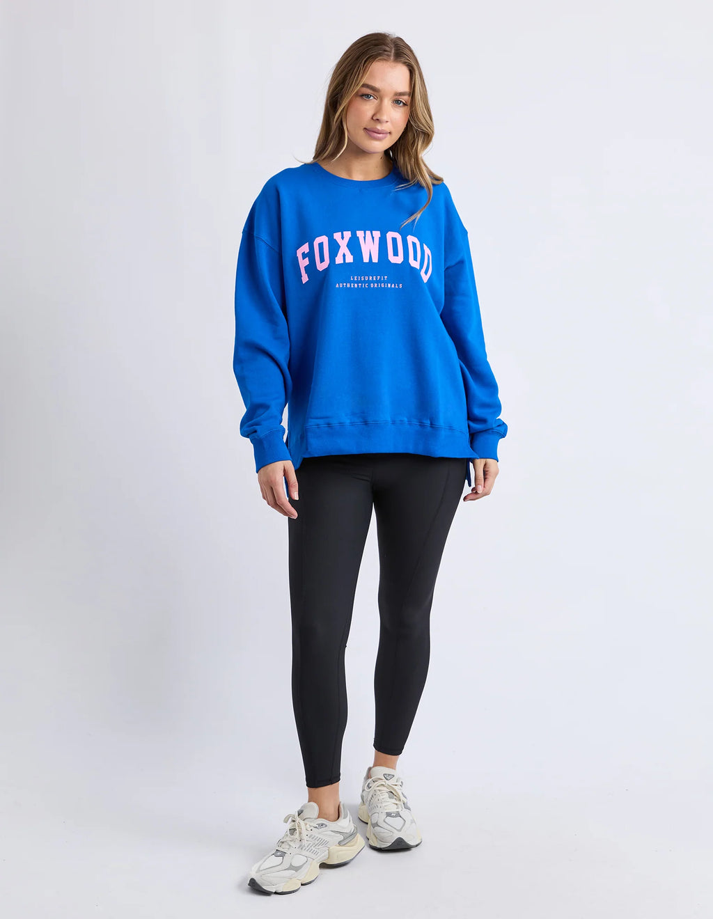 Interval Crew Cobalt & Neon Pink