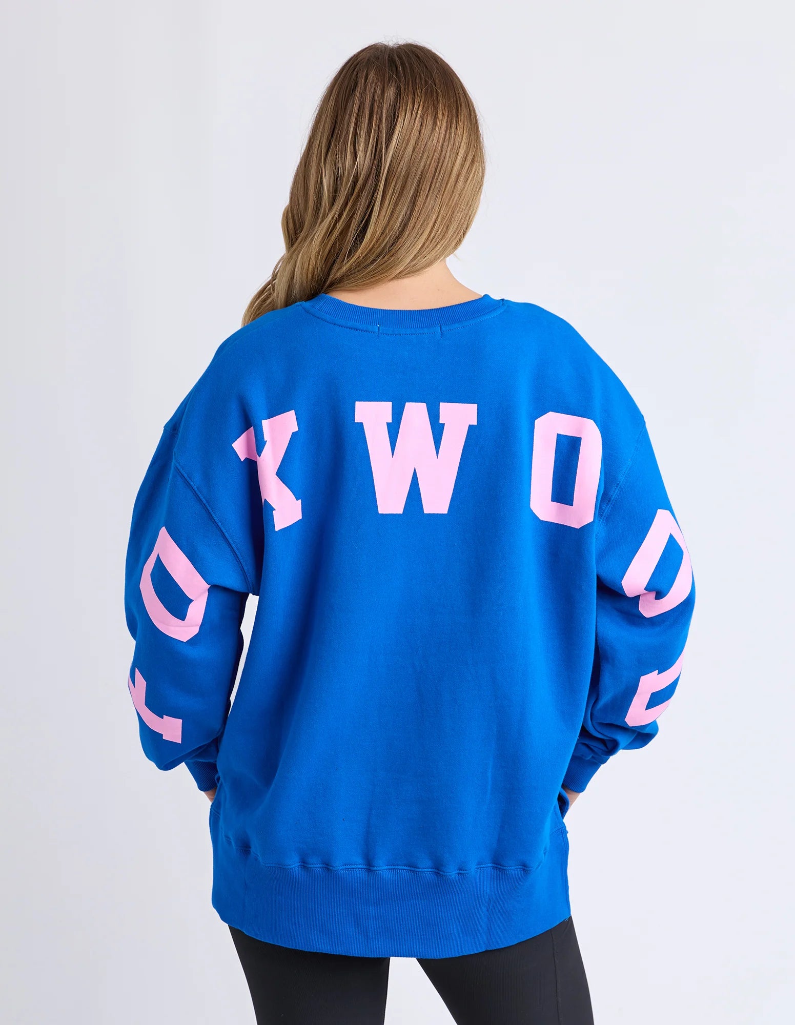 Interval Crew Cobalt & Neon Pink