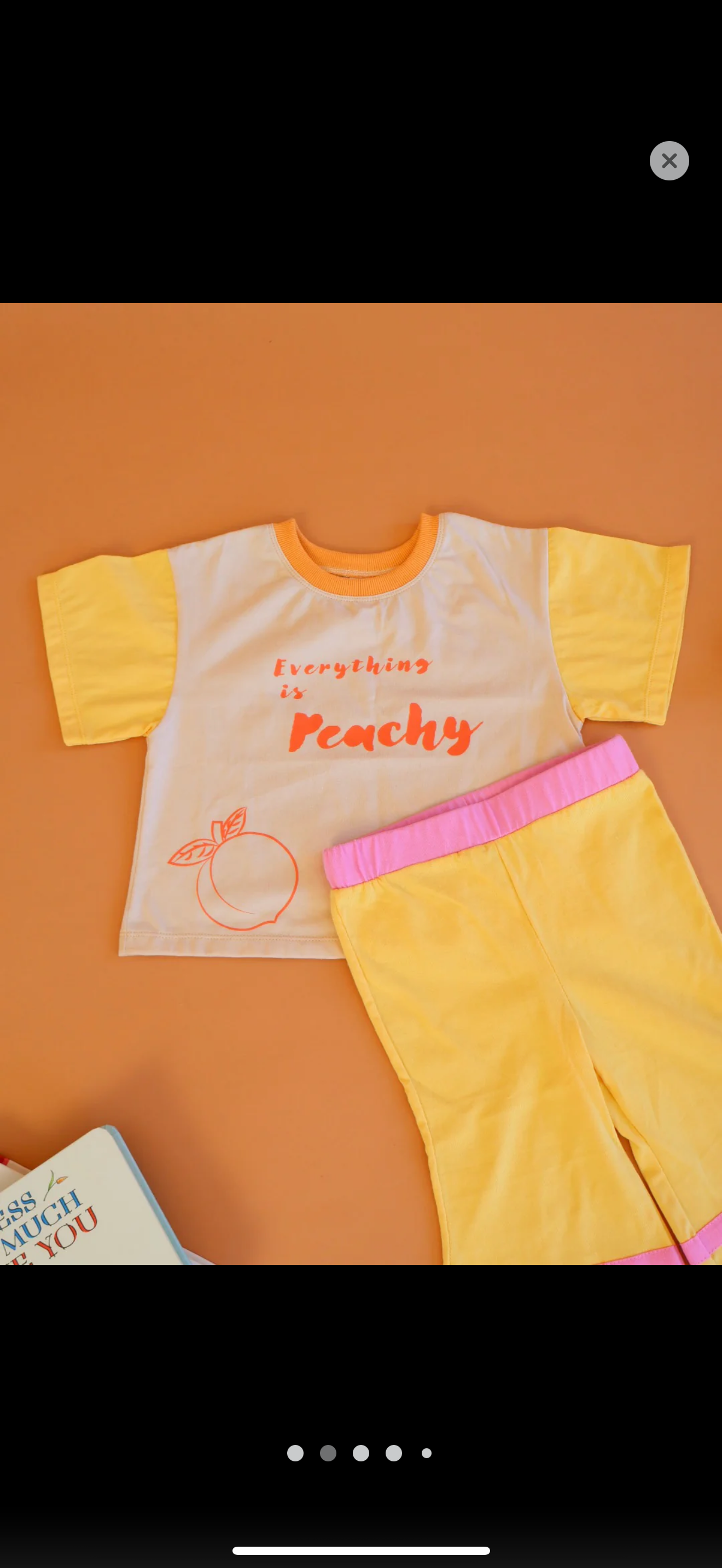Peachy tee kids