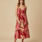 Strawberry sunset dress