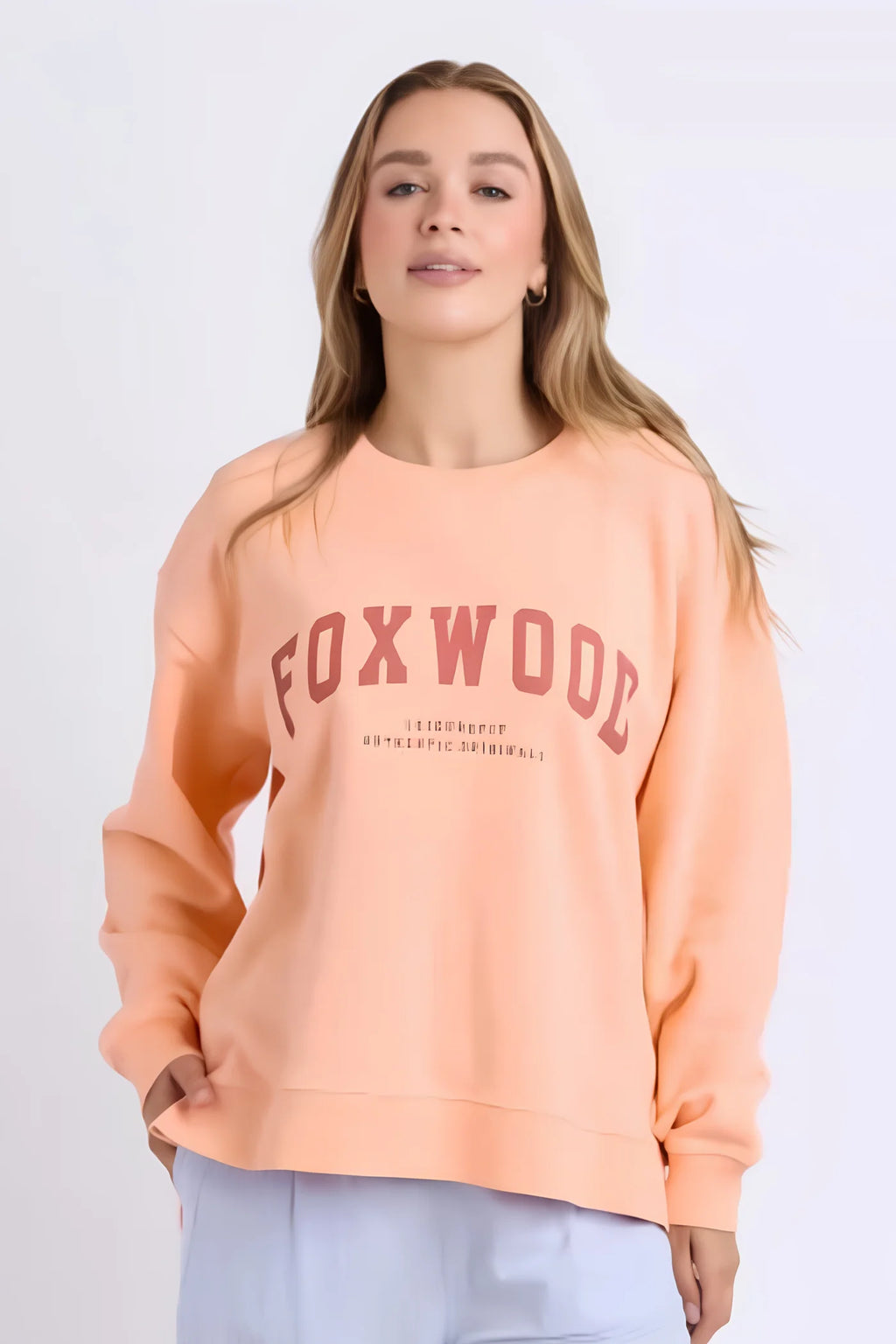 Foxwood interval crew neon peach