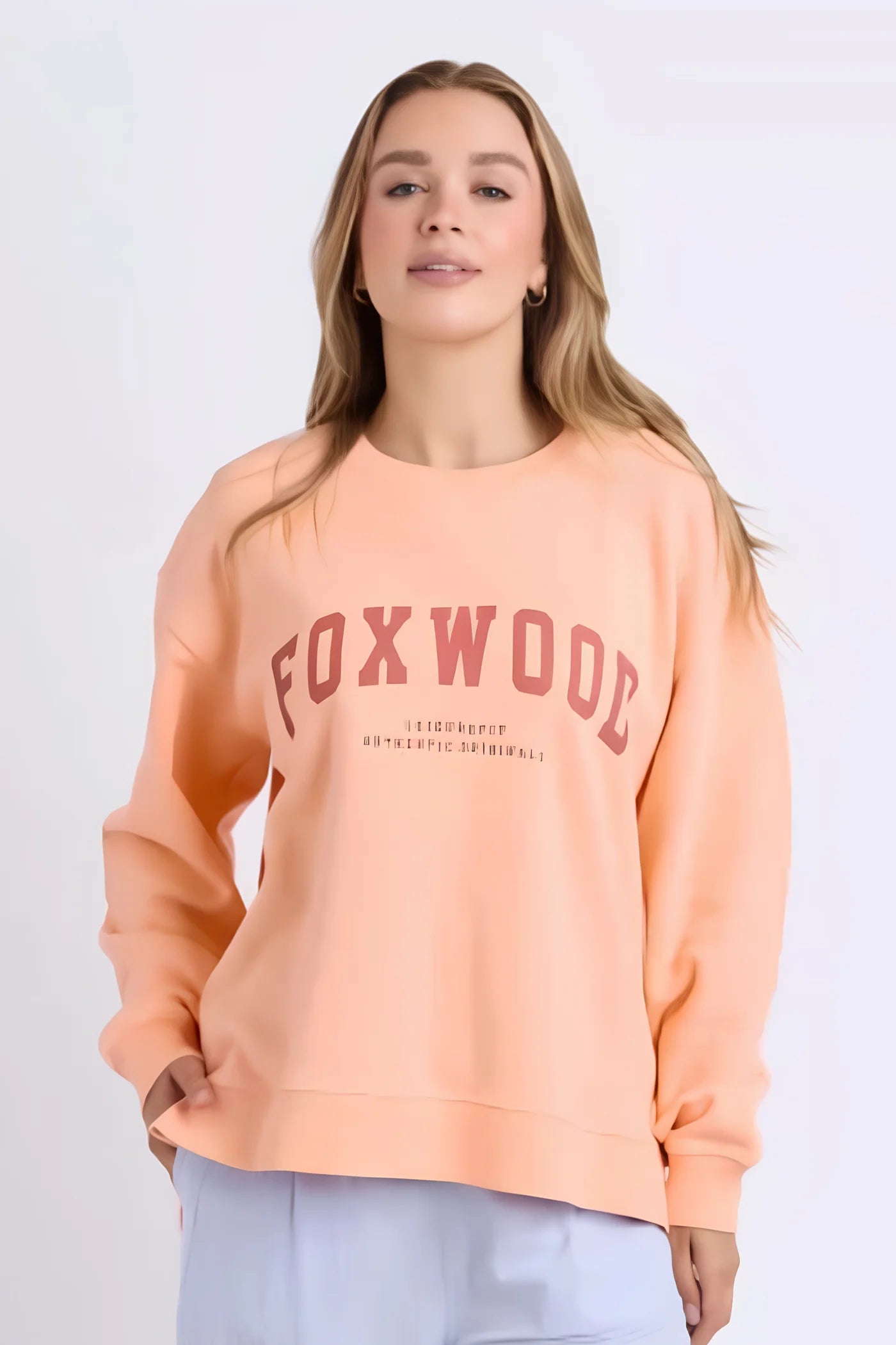 Foxwood interval crew neon peach