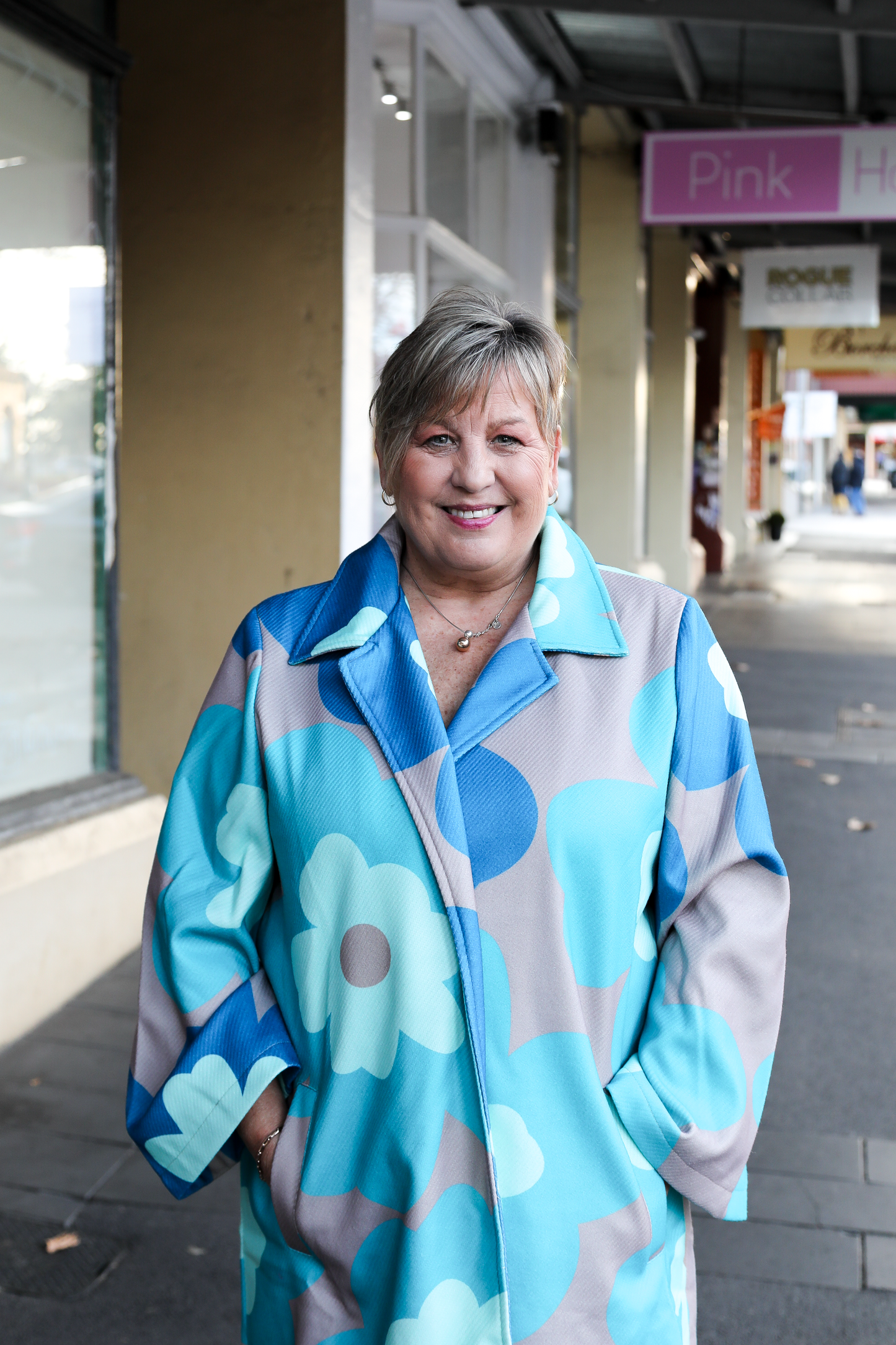 Teal coat