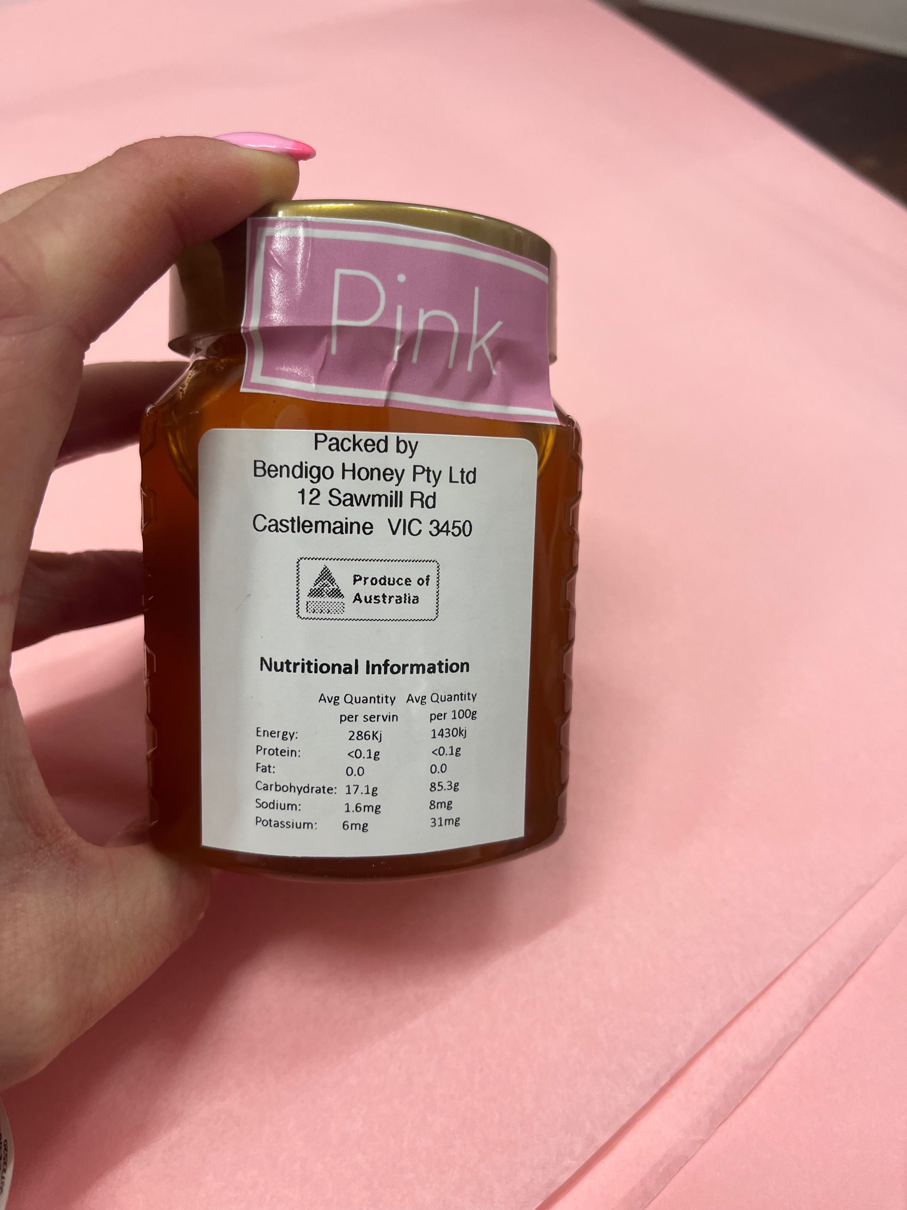Pink Honey honey food