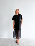 Sheer tee dress