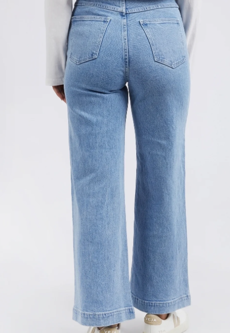 Sarah Wide Leg Jean Light Blue