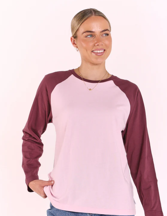 Sloane Tee - Plum Blush