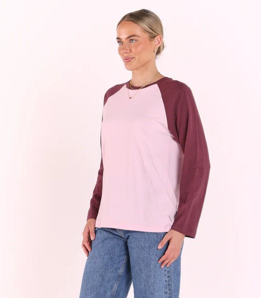 Sloane Tee - Plum Blush