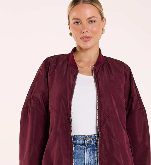 Devon Bomber - Maroon