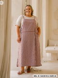 Apron Dress - Chocolate Gingham