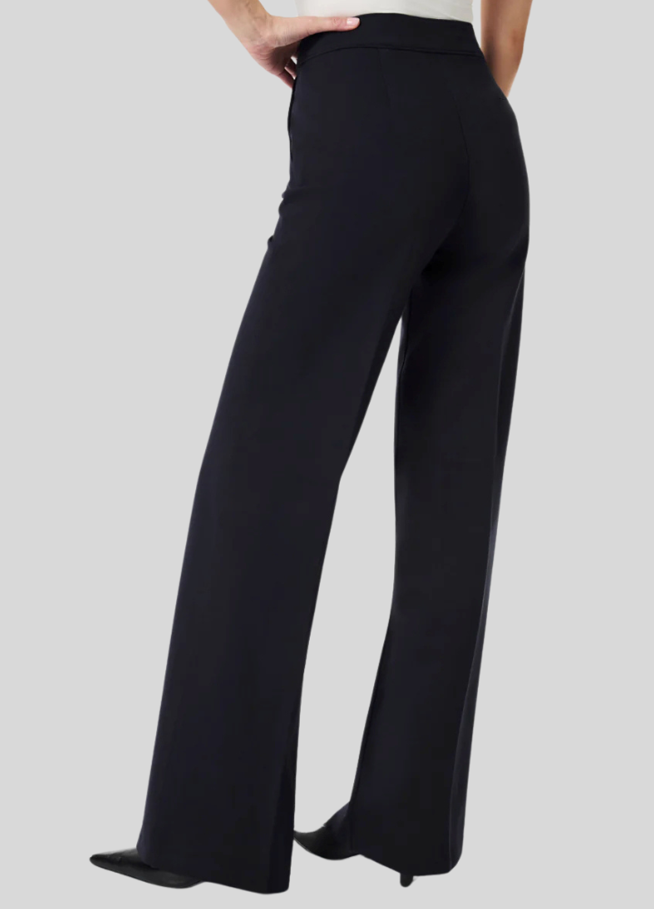Tummy Control Ponte Wide Leg Pant