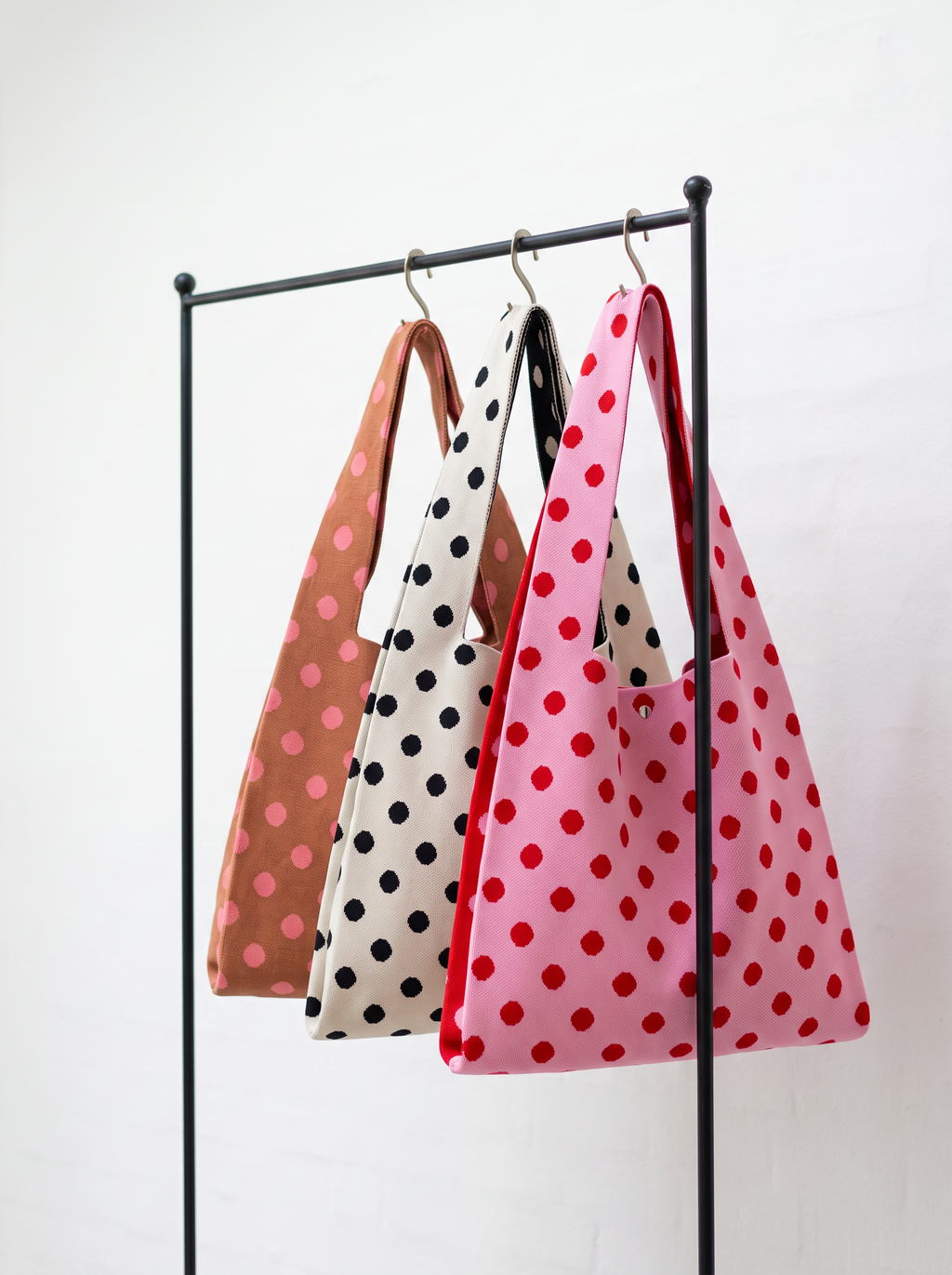 Little Fish CO - The Betty Bag: Raspberry / Neon Peach