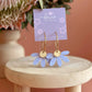 Foxie Collective - Jumbo Daisy Hoop Earrings | Periwinkle + Gold |