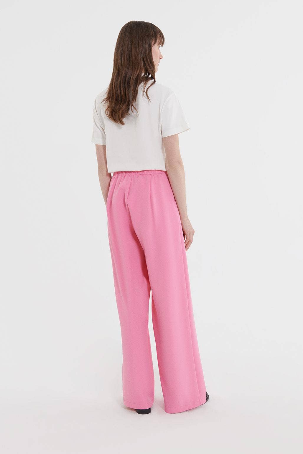 Pleated Palazzo Pants