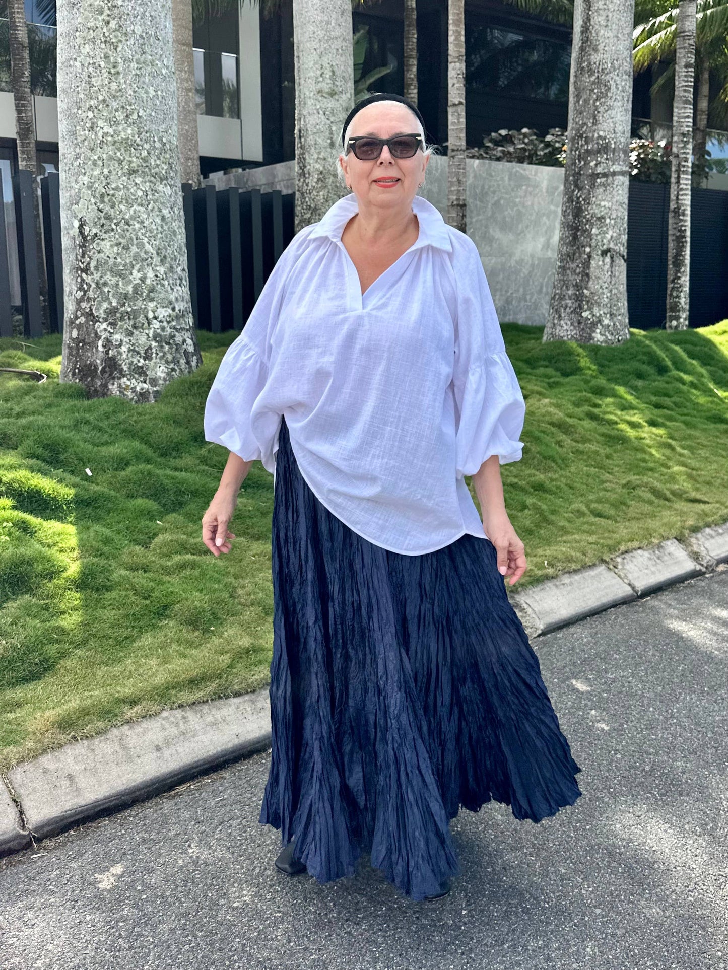 EIGHT NINE EIGHT SKIRT- navy