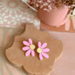 Foxie Collective - Jumbo Daisy Stud Earrings | Candy Pink + Gold |