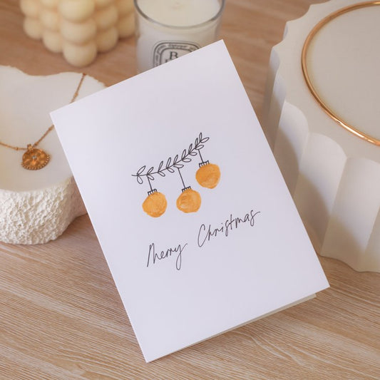 'Baubles' Card