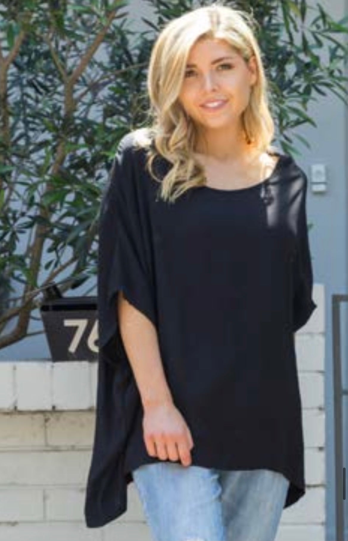 Drape Top - black