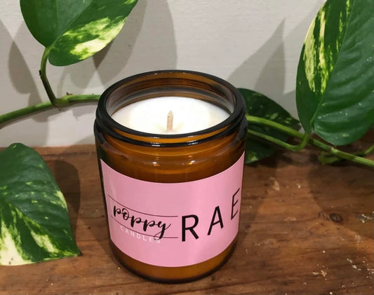 Poppy Rae - Amber Jar - 250ml passion fruit and lime