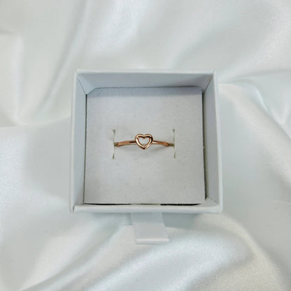 Maisie Heart Ring Rose Gold